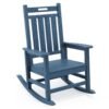 HDPE Outdoor Rocking Chair – Navy Blue